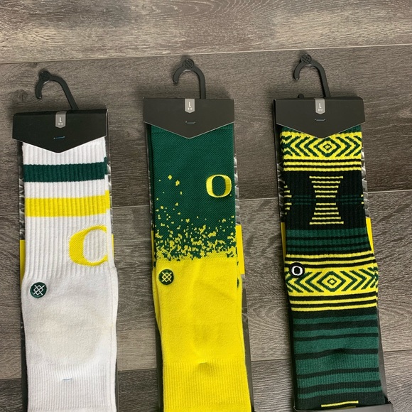 🔰Bundle🔰NWT Oregon Ducks Stance Socks - Picture 2 of 4